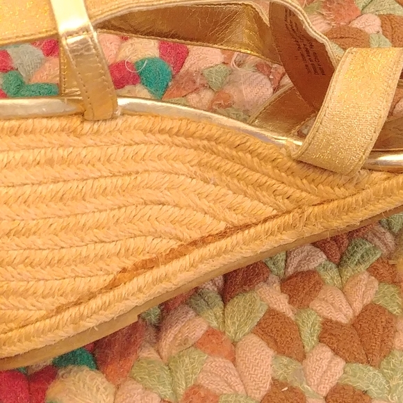 Merona gold strappy espadrilles - Picture 5 of 6